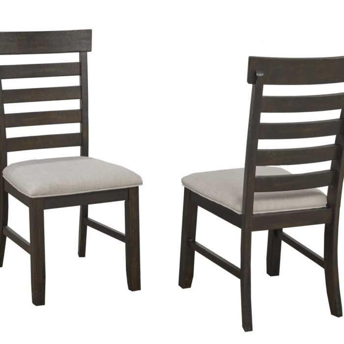 Walnut Slat-Back Dining Chair