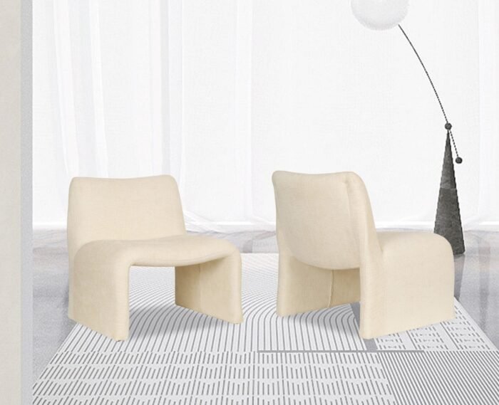 White Zoey Accent Chair