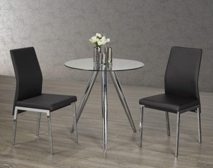 Chic 3-Piece Dining Set - Black
