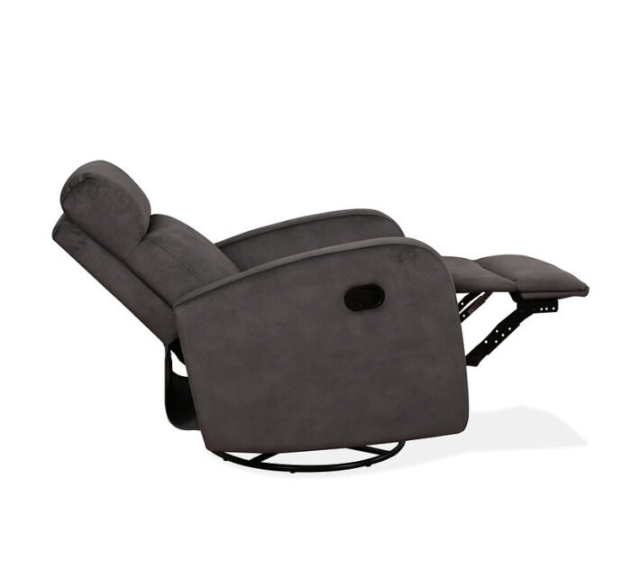 Charcoal Swivel Glider Recliner