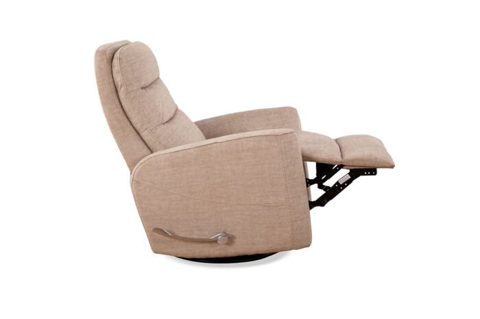 Soft Pearl Fabric Recliner Chair with Wallhugger Design