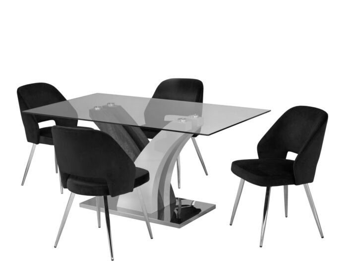 Luxor Dining Set - Black