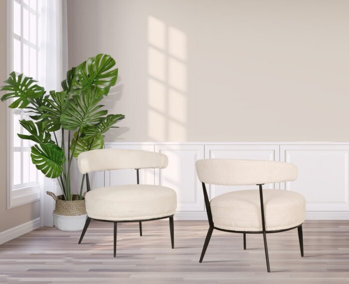 Cream Ariana Accent Chair