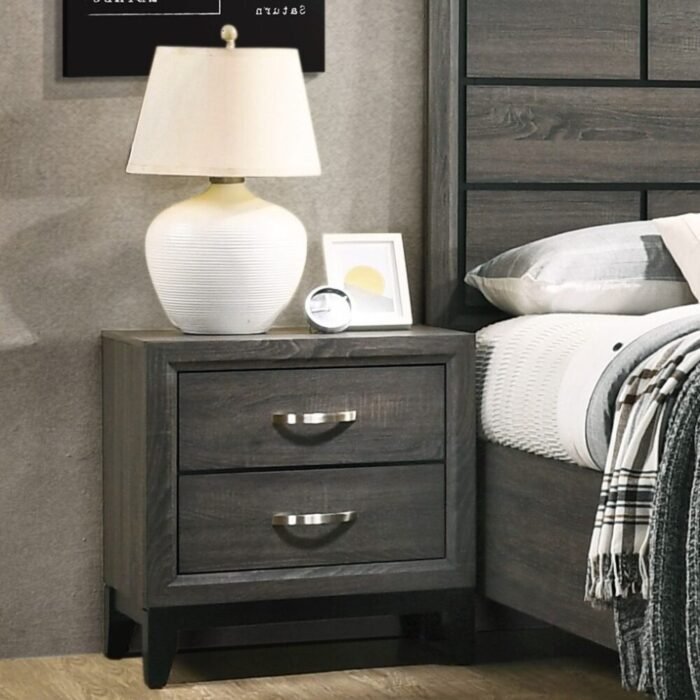Chic Grey Queen Bedroom Set