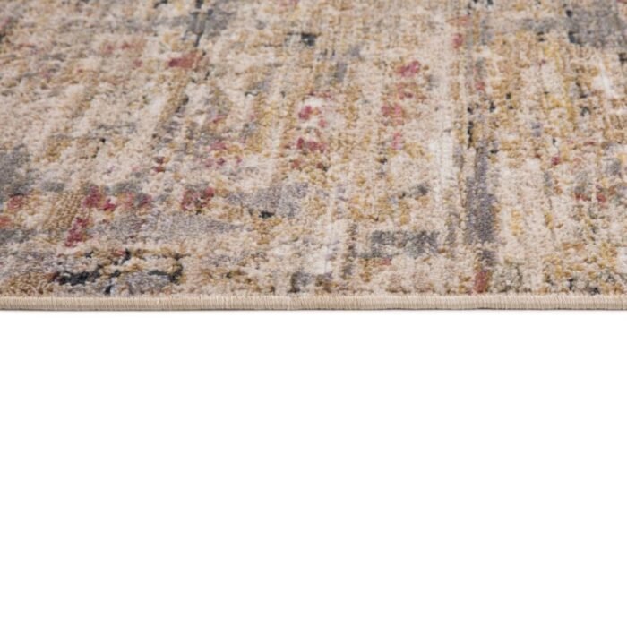 Magnolia Area Rug - Tan, Brown, and Rust