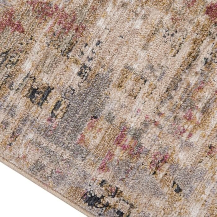 Magnolia Area Rug in Tan/Brown/RustA