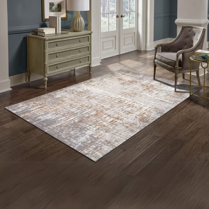 Cypress Area Rug in Grey/Cream/Beige
