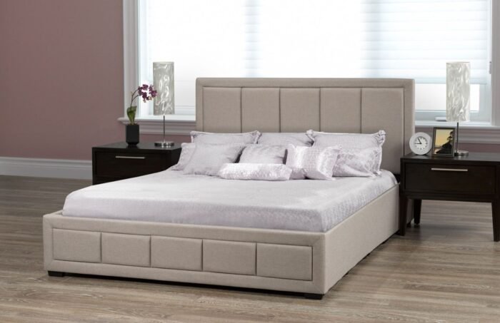 Carlton Panel Storage Bed – King & Queen