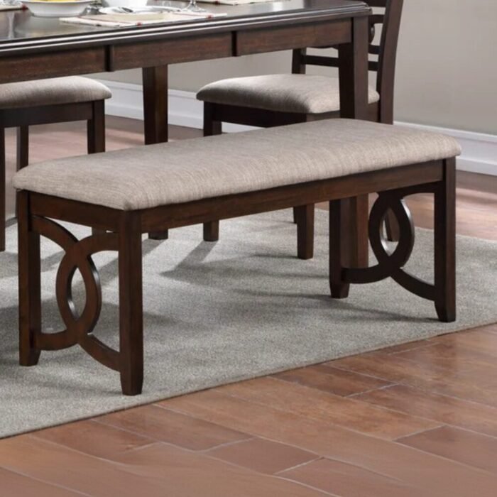Gia 6 PC Rectangular Dining Set (Cherry)