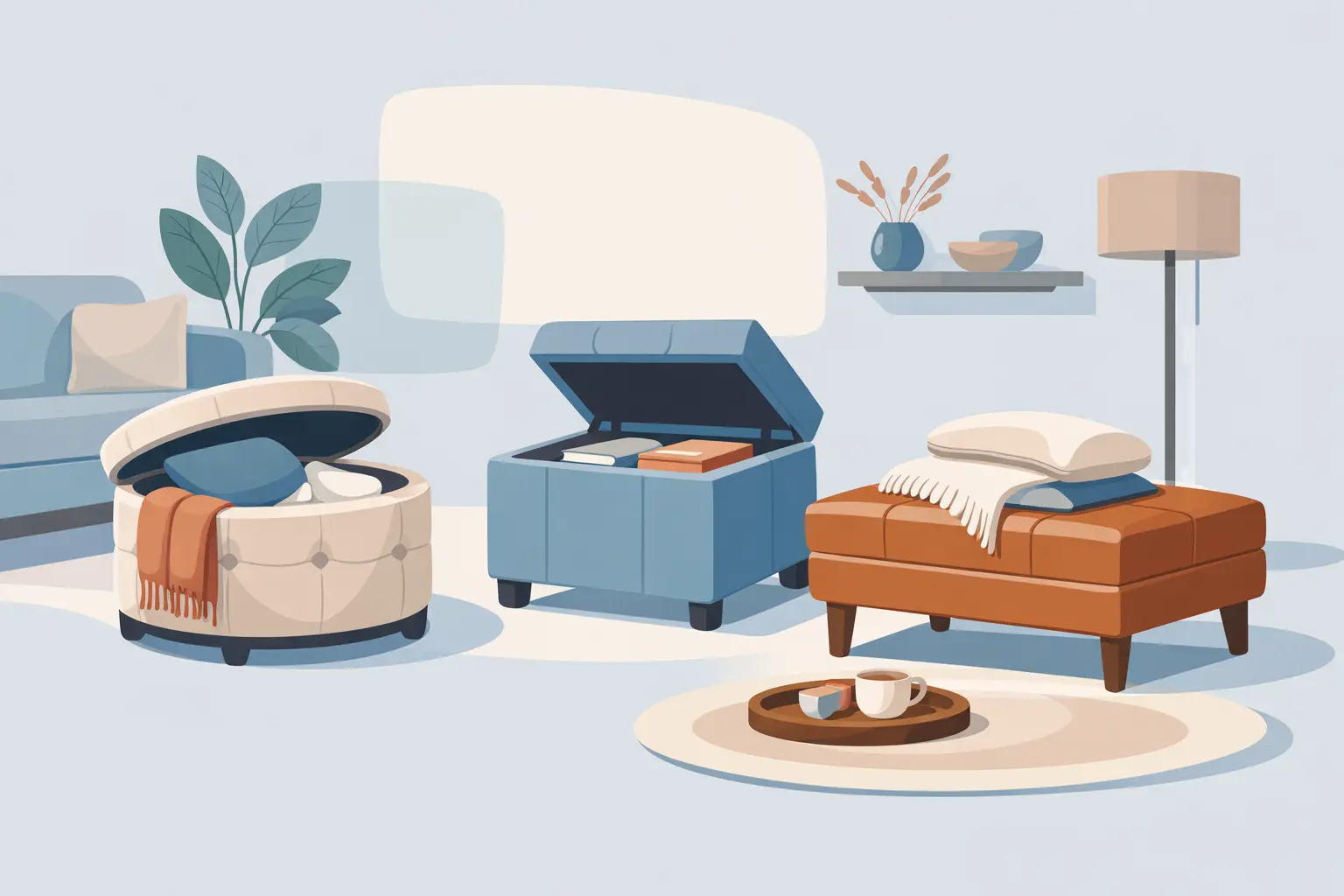 How to Choose an Ottoman for Seating and Storage