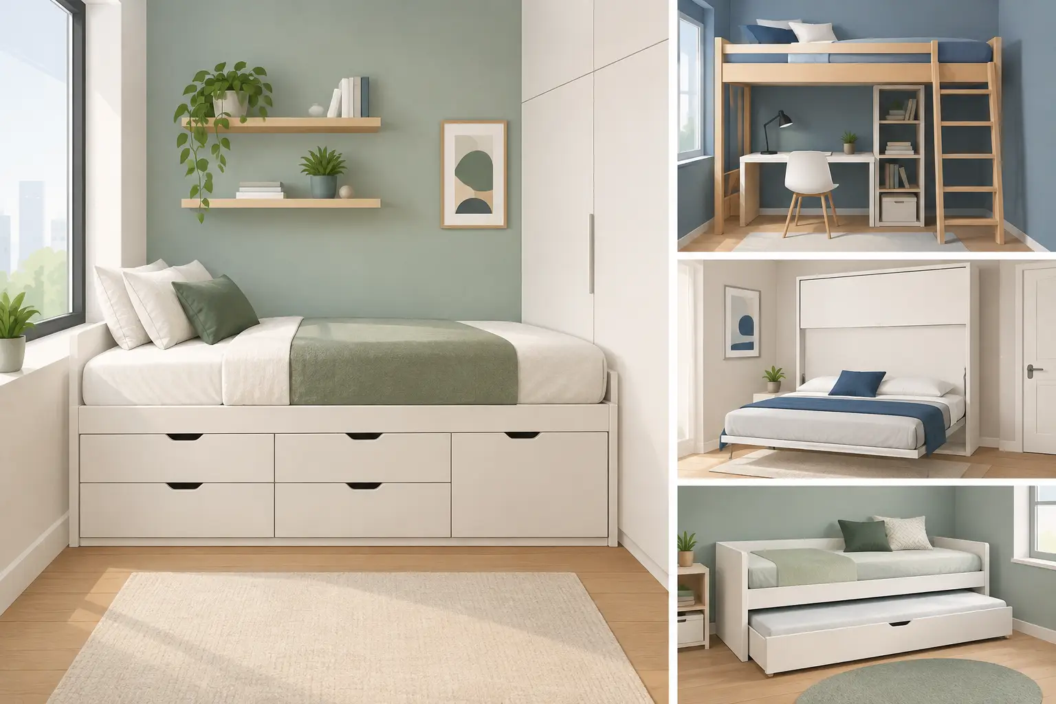 Best Beds for Small Bedrooms That Save Space